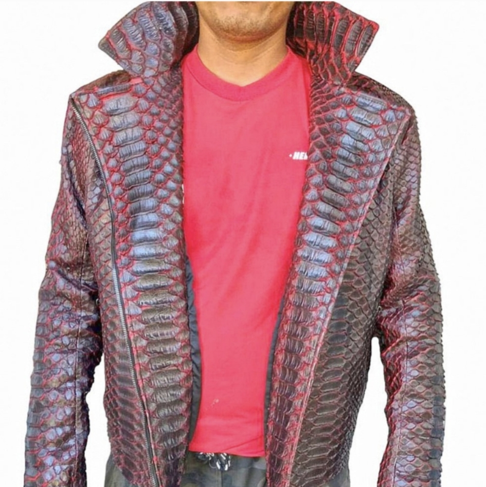 Genuine Python jacket